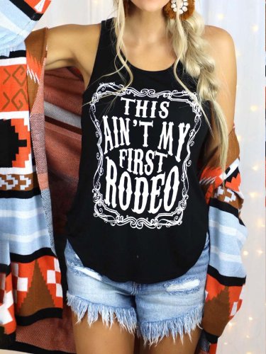 Casual Printed Crew Neck Shirts & Tops