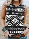 Geometric Cold Shoulder Jersey Shirts & Tops