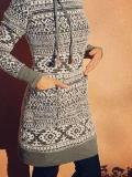 Casual Turtleneck Long Sleeve Cotton Sweatshirt