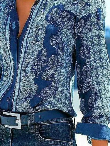 Tribal Vintage Printed Shirts & Tops