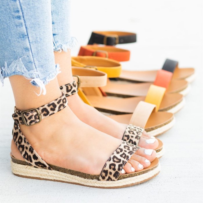 Espadrille Open Toe Sandals