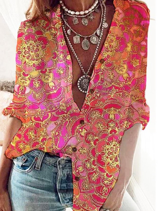 Long Sleeve Vintage Shirts & Tops