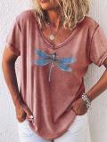 Cotton V Neck Casual Shirts & Tops