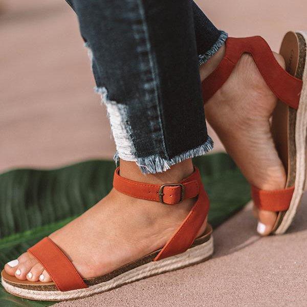 Espadrille Open Toe Sandals
