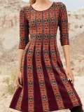 Vintage Round Neck Dresses