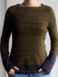 Crew Neck Long Sleeve Plain Shirts & Tops