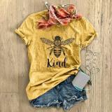 Casual Short Sleeve Printed Shirts & Tops