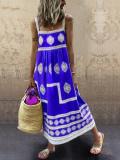 Bohemian loose casual large size dress