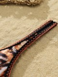 Tiger Print One-Piece Swimsuit