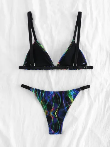 Low Rise Printed Bikini
