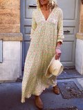 V Neck Pink Women Dresses Holiday Holiday Floral Dresses