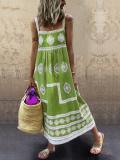 Bohemian loose casual large size dress