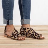 Pu Low Heel Date Sandals