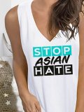 Stop Asian Hate Parade Tank Everyday Casual Tank