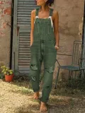 Women's Casual Denim Rompers