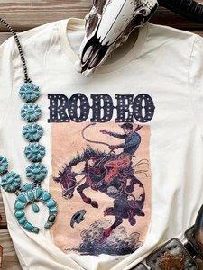 White Short Sleeve Shift Crew Neck Cotton Shirts & Tops