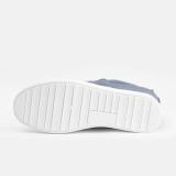 Fashion Letter Slip On Wedge Sneakers Faux Suede Wedge Heel Casual Sneakers