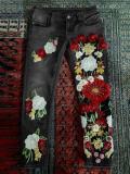 Casual Plus Size Denim Pants