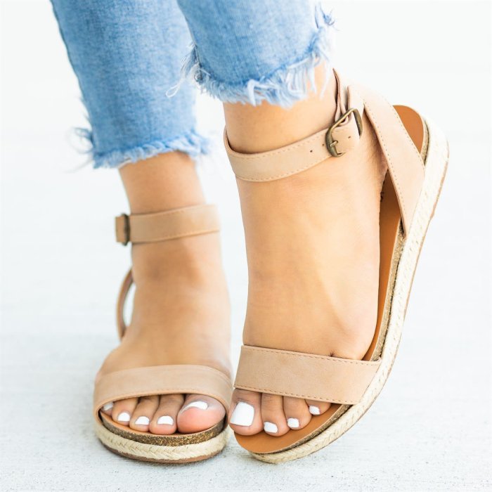 Espadrille Open Toe Sandals