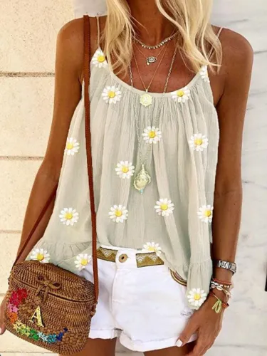 Printed Cotton Casual Shirts & Tops