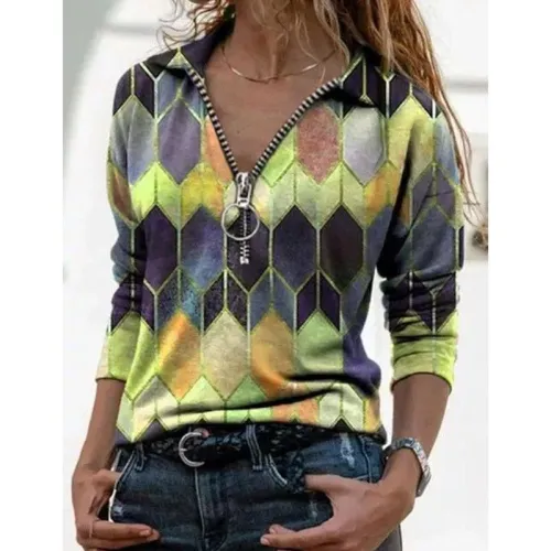 Spring/summer fashion simple print T-shirt