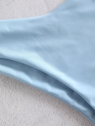 Baby Blue Bandeau Bikini