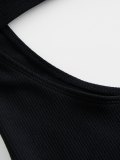 Solid Cut Out One-Piece Swimwear