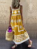 Bohemian loose casual large size dress
