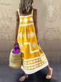 Bohemian loose casual large size dress