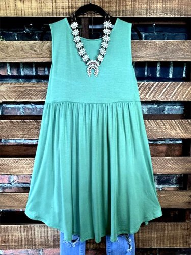 Turquoise Crew Neck Casual Cold Shoulder Shirts & Tops