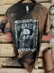 Leopard Jersey Short Sleeve Shirts & Tops