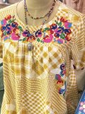 Short Sleeve Floral Shift Vintage Shirts & Tops