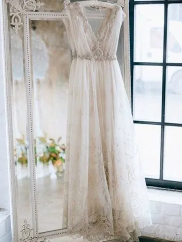 Lace retro party dress