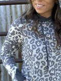 Long Sleeve Leopard Casual Shirts & Tops