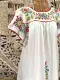 Short Sleeve Casual Cotton-Blend Dresses