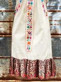 Floral Vintage Cotton-Blend Short Sleeve Dresses