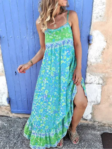 Cotton Sleeveless Boho Dresses