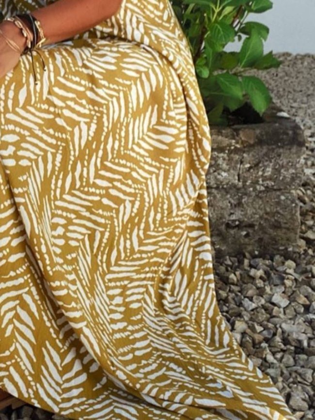 Graphic Holiday Spaghetti Dresses