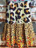 Casual Leopard Cotton-Blend A-Line Shirts & Tops
