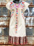 Floral Vintage Cotton-Blend Short Sleeve Dresses