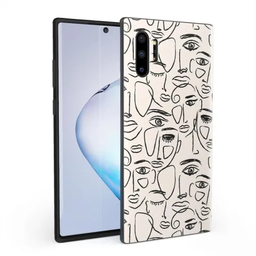We're All Human | Minimal Face Art Samsung Case