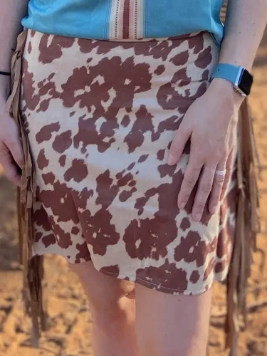 Printed Shift Vintage Skirts