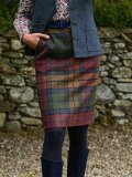 Multicolor A-Line Vintage Knitted Skirts