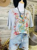 Vintage Shift Jersey Short Sleeve Shirts & Tops