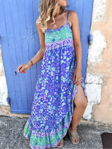 Cotton Sleeveless Boho Dresses