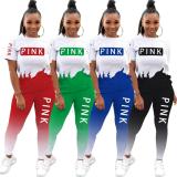 Two-year set of new cute sports printed letters for spring (in stock) MTY6502