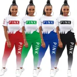 Two-year set of new cute sports printed letters for spring (in stock) MTY6502