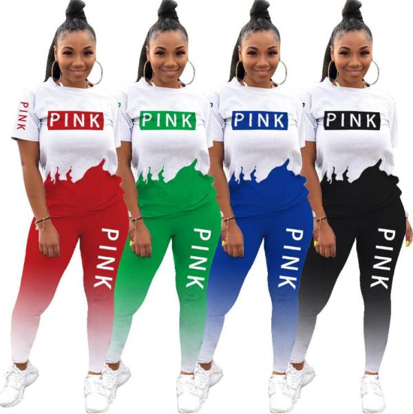 Two-year set of new cute sports printed letters for spring (in stock) MTY6502