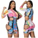 New button printed hollow sexy dress YYU6560