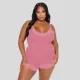 Sleeveless slimming fashion sexy vest temperament commuter lace solid color thin sling suit YFS1443